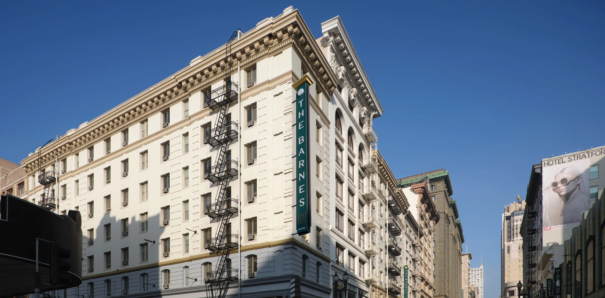 exterior view of the barnes hotel