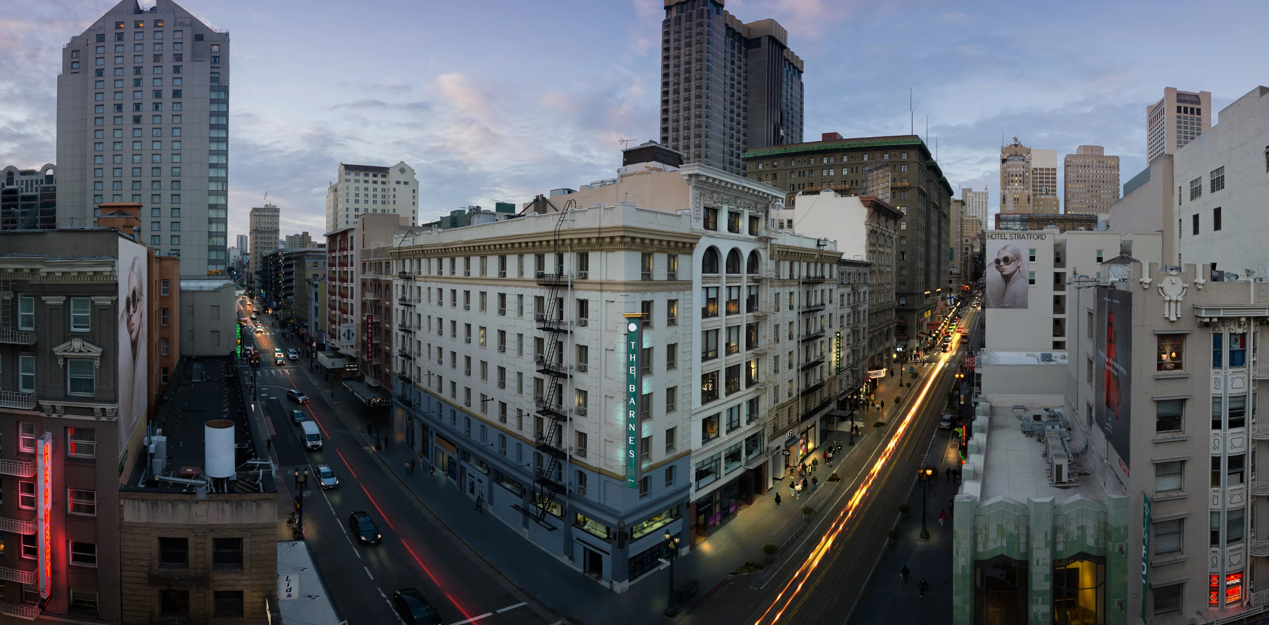 exterior view of the barnes hotel